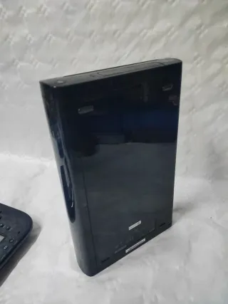 Nintendo Wii U Negra Mando y Cables