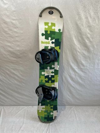 Tabla Snowboard Head Puzzle Verde