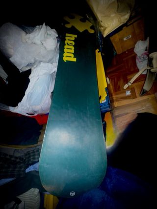 Tabla Snowboard Head Puzzle Verde