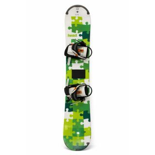 Tabla Snowboard Head Puzzle Verde
