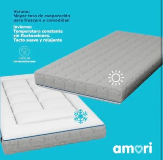 Colchón Cuna Viscoelástico 60x120x12cm NUEVO