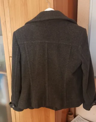 Chaqueta corta mujer gris talla 42