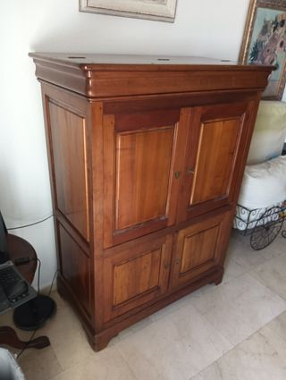 Mueble de salón/TV (incluida) de madera