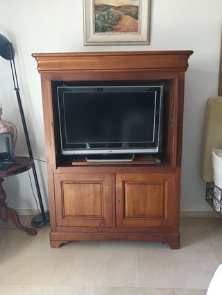 Mueble de salón/TV (incluida) de madera