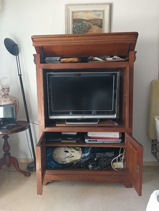 Mueble de salón/TV (incluida) de madera