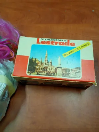 Caja estereoscopio Lestrade Souvenir Lourdes
