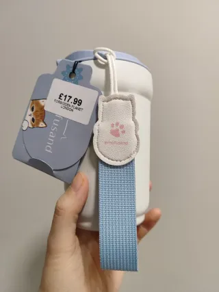 Vaso Térmico Mofusand Azul y Blanco