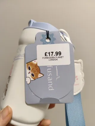 Vaso Térmico Mofusand Azul y Blanco