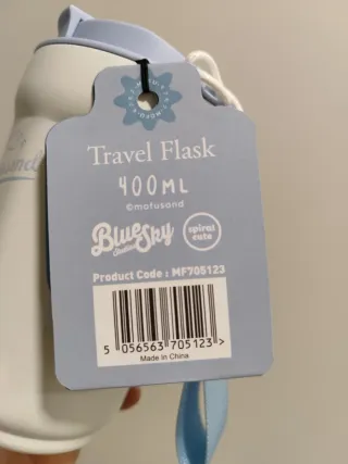 Vaso Térmico Mofusand Azul y Blanco