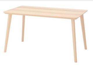 Mesa comedor Ikea madera clara 1.40