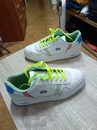 Zapatillas Mujer Lacoste T-clip Blancas