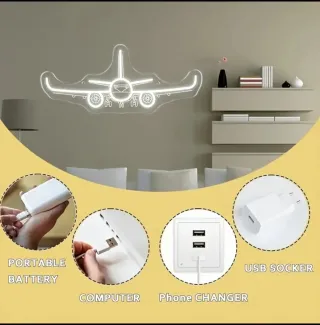 Lampada neon Led "BOEING"