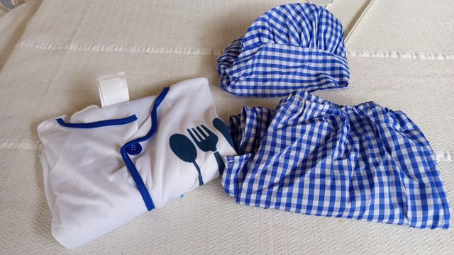 Disfraz Cocinero Hombre Talla M/L Nuevo