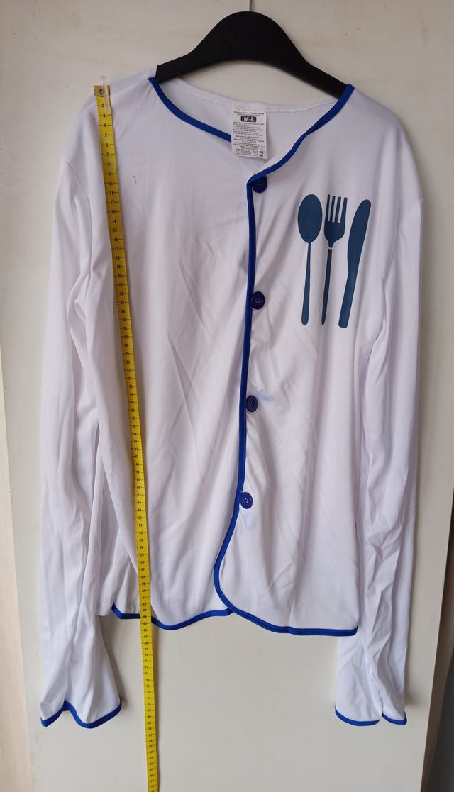 Disfraz Cocinero Hombre Talla M/L Nuevo