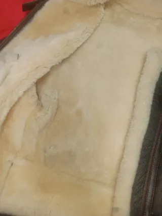 Chaqueta Piel Borrego Marrón