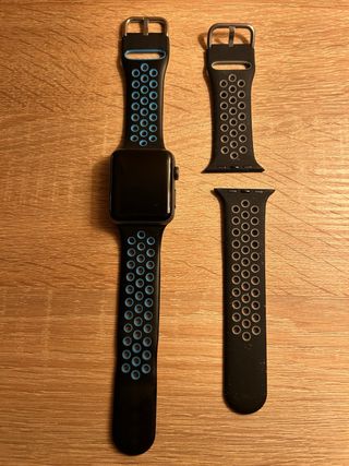 Apple Watch S3 Negro con Correa Azul