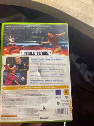 Juego Xbox 360 Table Tennis Rockstar Games