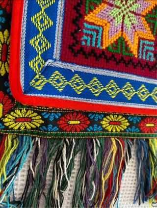 Borsa etnica tracolla multicolor