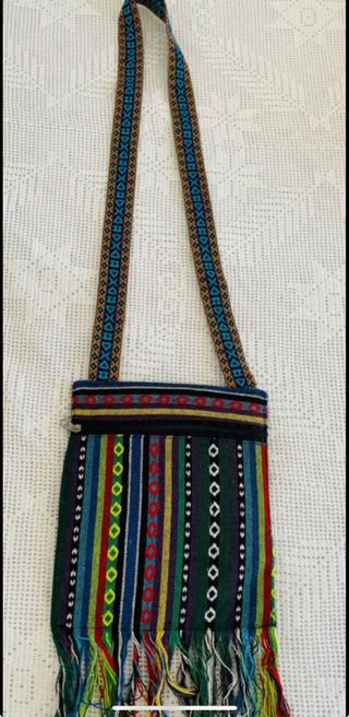 Borsa etnica tracolla multicolor