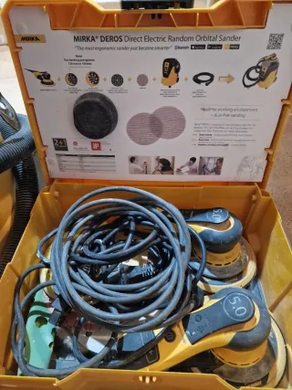 Lijadora Mirka Deros Eléctric Orbital