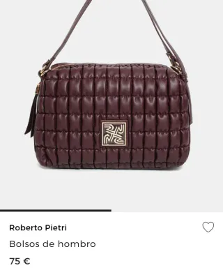 Bolso Robert Pietri acolchado burdeos
