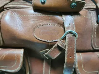 Bolsa de viaje grande de cuero