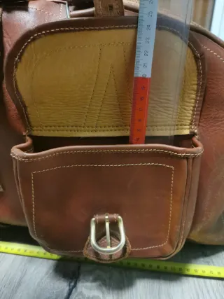 Bolsa de viaje grande de cuero
