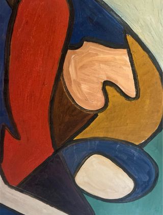 Pintura abstracta moderna