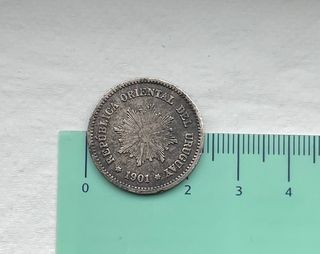 ºoO 5 centésimos 1901 - Uruguay