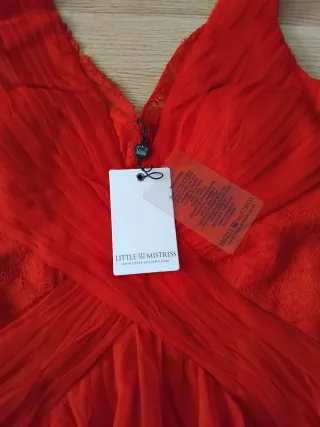Vestido largo fiesta rojo ❤️ tallas S - L