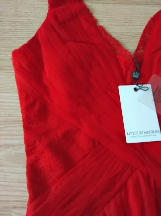 Vestido largo fiesta rojo ❤️ tallas S - L