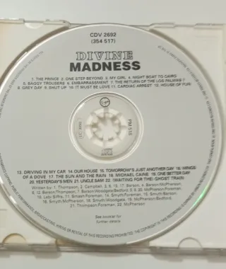 Madness Divine CD