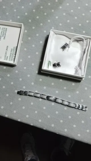 Pulsera Lacoste Plata