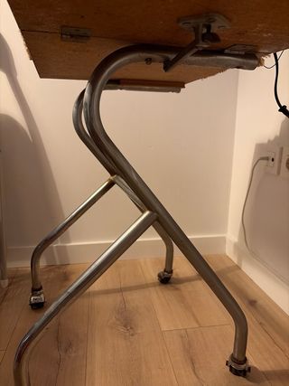 Mueble auxiliar metal y madera