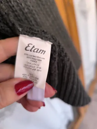 Cárdigan gris talla única