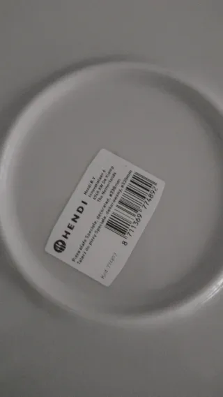 Plato de porcelana con diseño de pizza