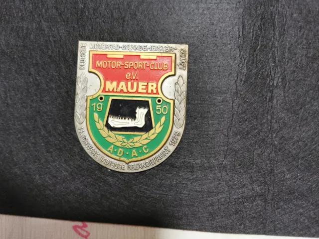 3 Placas Badge MetalMotor Club y Rally