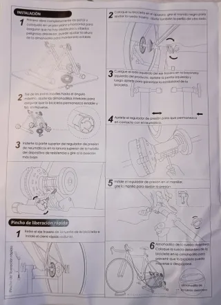 Rodillo de entrenamiento para bicicleta