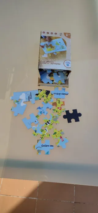Puzzle Mapa del Mundo Magnético Mundo Diver