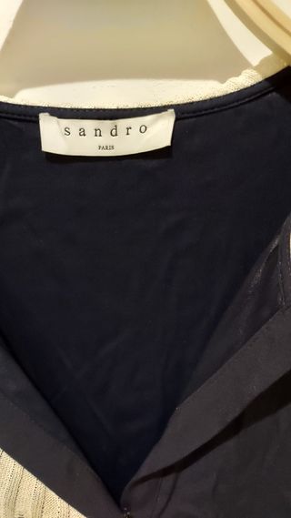 Vestido Sandro Paris Negro