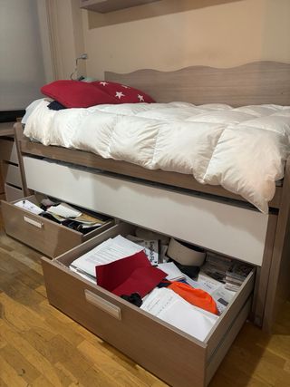 Cama nido con 2 cajones