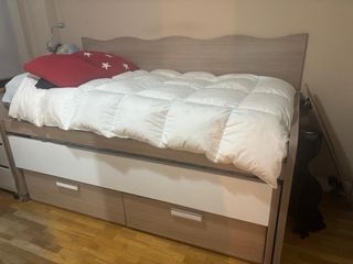 Cama nido con 2 cajones