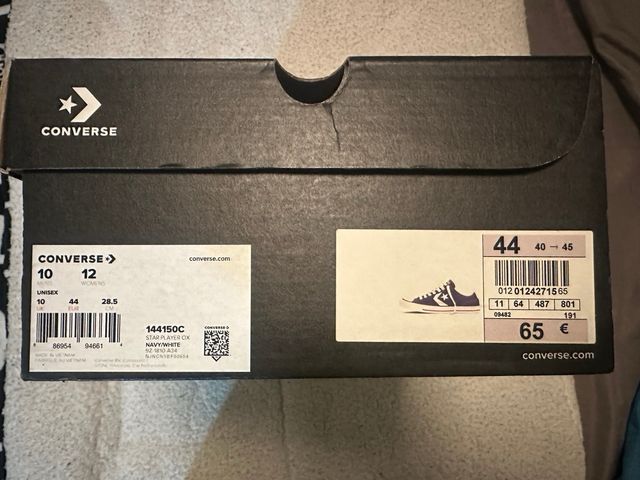 Zapatillas Converse Azul y Blanco Star Player