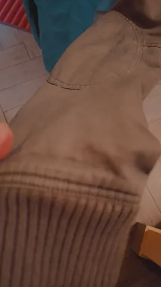 Giacca Extyn verde oliva con cappuccio