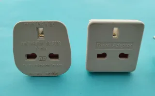 3 Adaptadores Enchufe Viaje UK - Europa