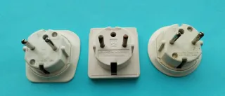 3 Adaptadores Enchufe Viaje UK - Europa