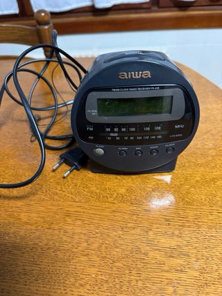 Radio Despertador Digital Plata