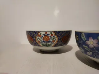 Set 3 Ciotole Donburi Ceramica Giapponese Arita