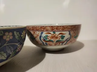 Set 3 Ciotole Donburi Ceramica Giapponese Arita