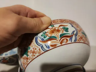 Set 3 Ciotole Donburi Ceramica Giapponese Arita